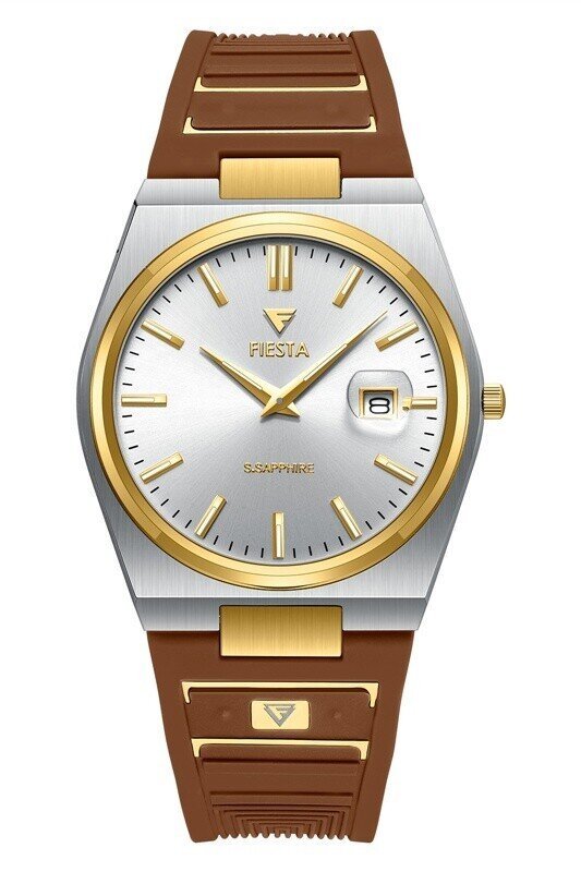 F24071MZ Silikon Kordonlu Erkek Kol Saati