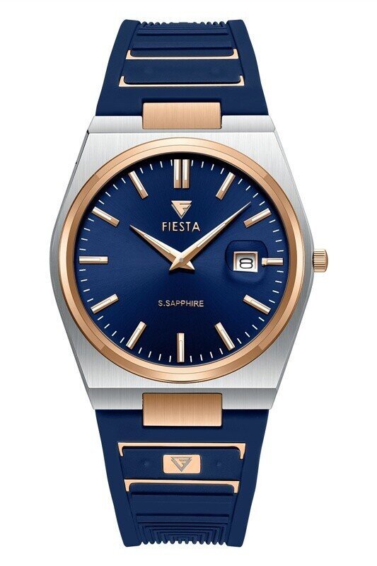 F24071MZ Silikon Kordonlu Erkek Kol Saati