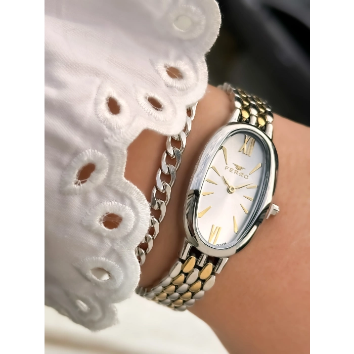 FL21510A Çelik Kordonlu Kadın Kol Saati