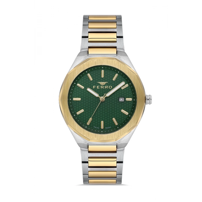 F11535A Çelik Kordonlu Erkek Kol Saati