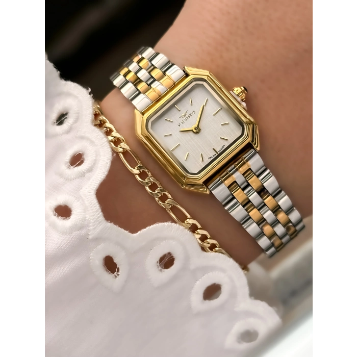 FM88210A Çelik Kordonlu Kadın Kol Saati