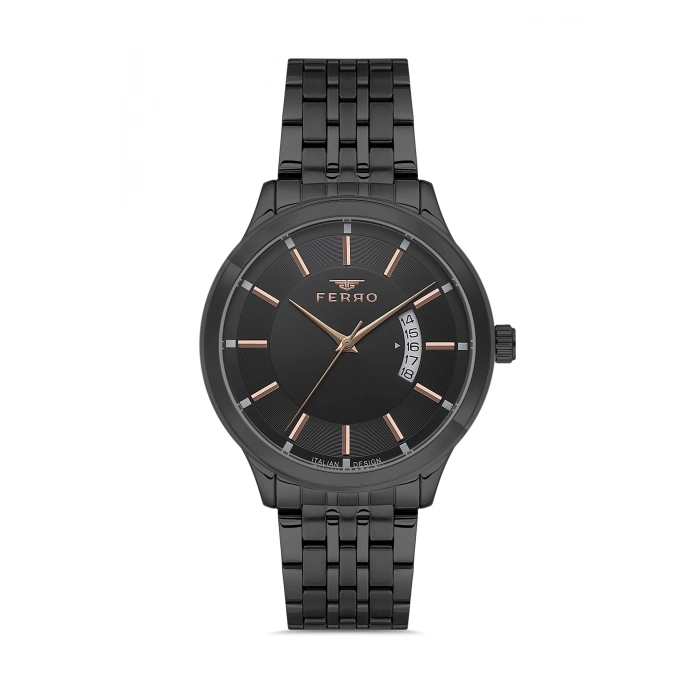 F11561AWT Çelik Kordonlu Erkek Kol Saati