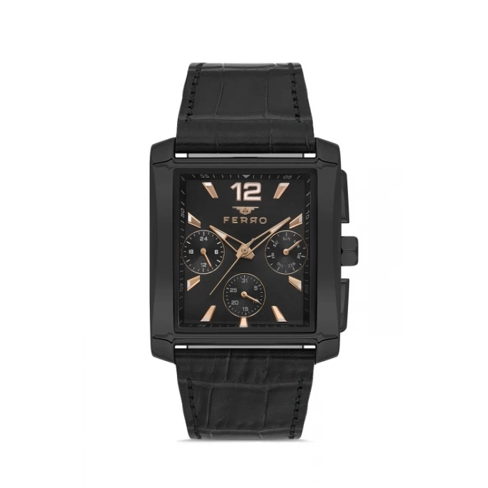 FM11465BWT Deri Kordonlu Erkek Kol Saati