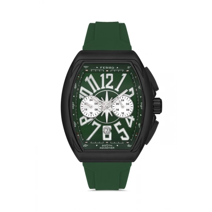 FM11444D Silikon Kordonlu Erkek Kol Saati