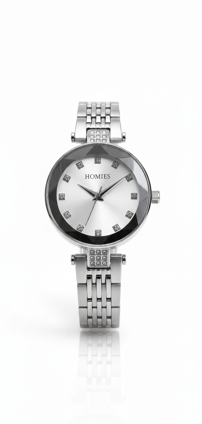 HM22961S01 Çelik Kordonlu Kadın Kol Saati GÜMÜŞ