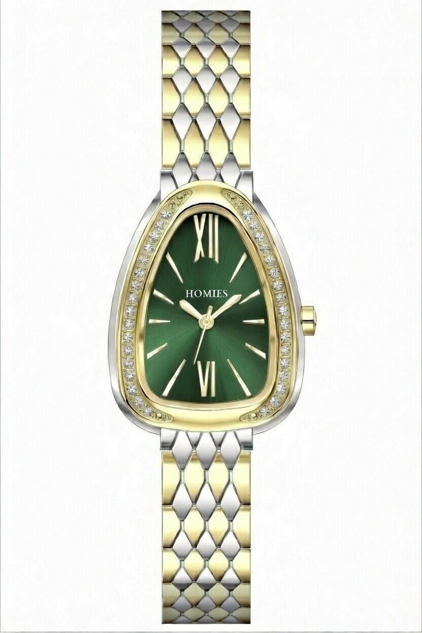 HM23899S01 Çelik Kordonlu Kadın Kol Saati ALTIN - GÜMÜŞ - 2