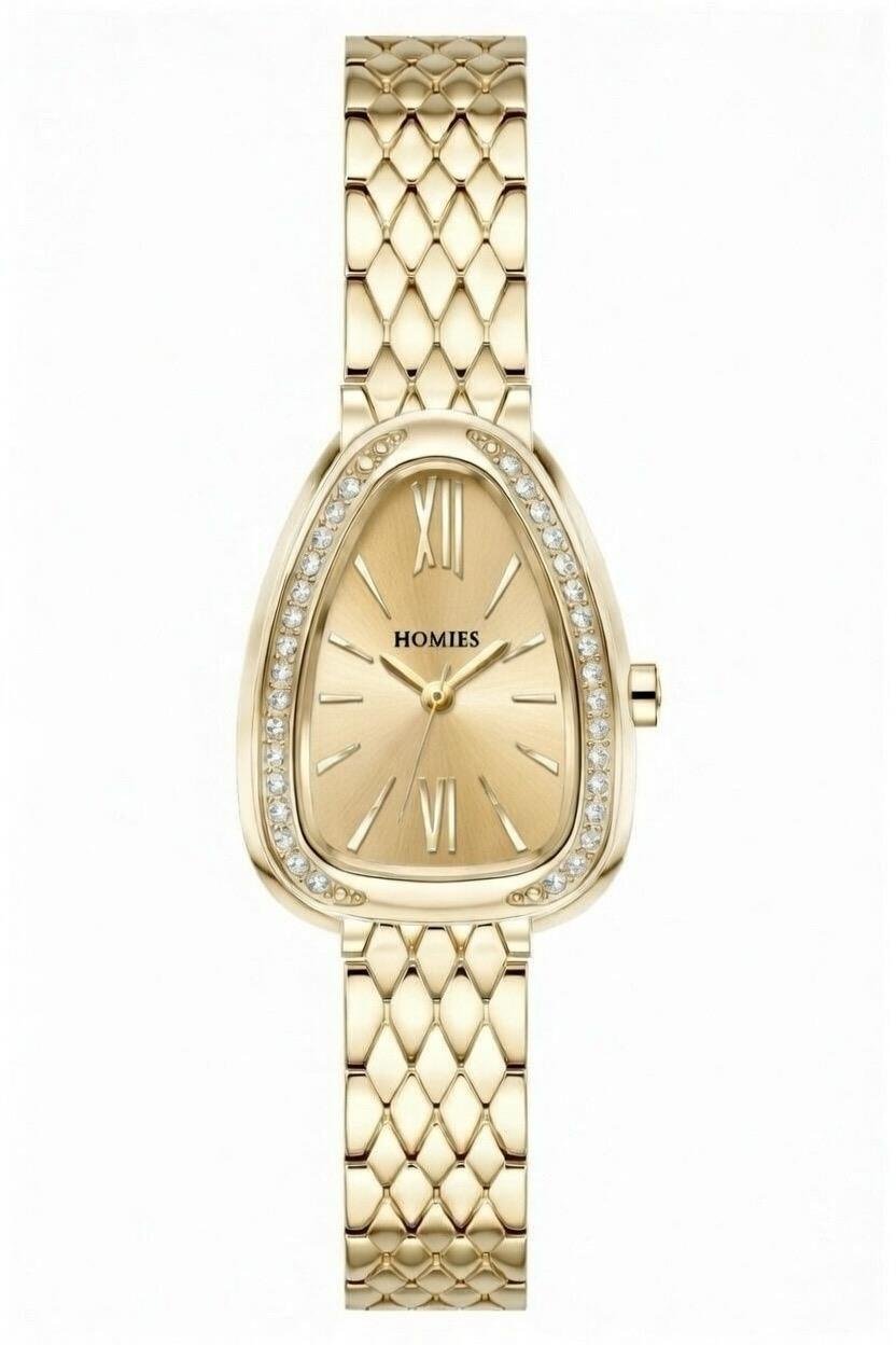 HM23899S01 Çelik Kordonlu Kadın Kol Saati ALTIN - 2