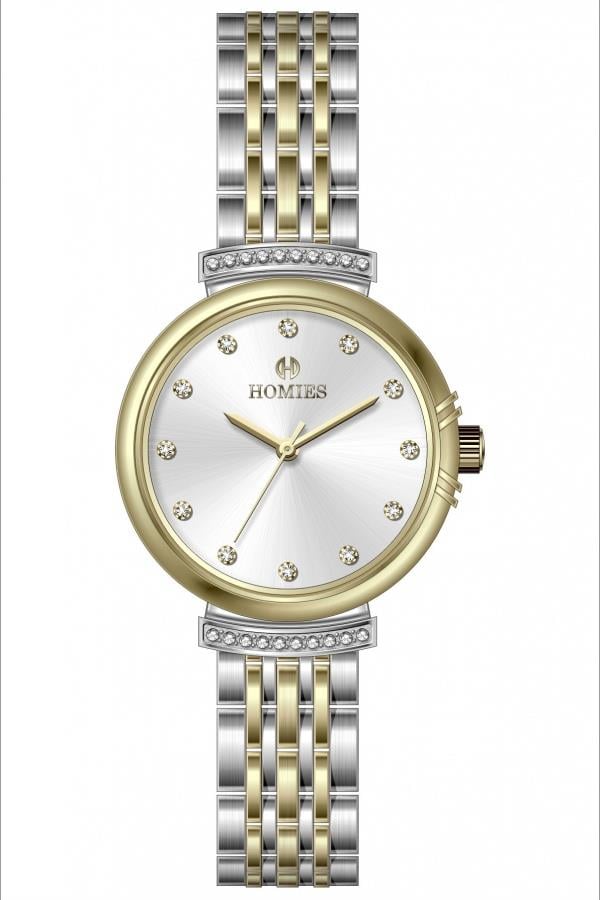 HM25247S01 Çelik Kordonlu Kadın Kol Saati ALTIN - GÜMÜŞ