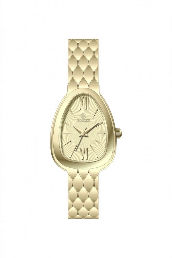 HM26295S01 Çelik Kordonlu Kadın Kol Saati ALTIN - 2