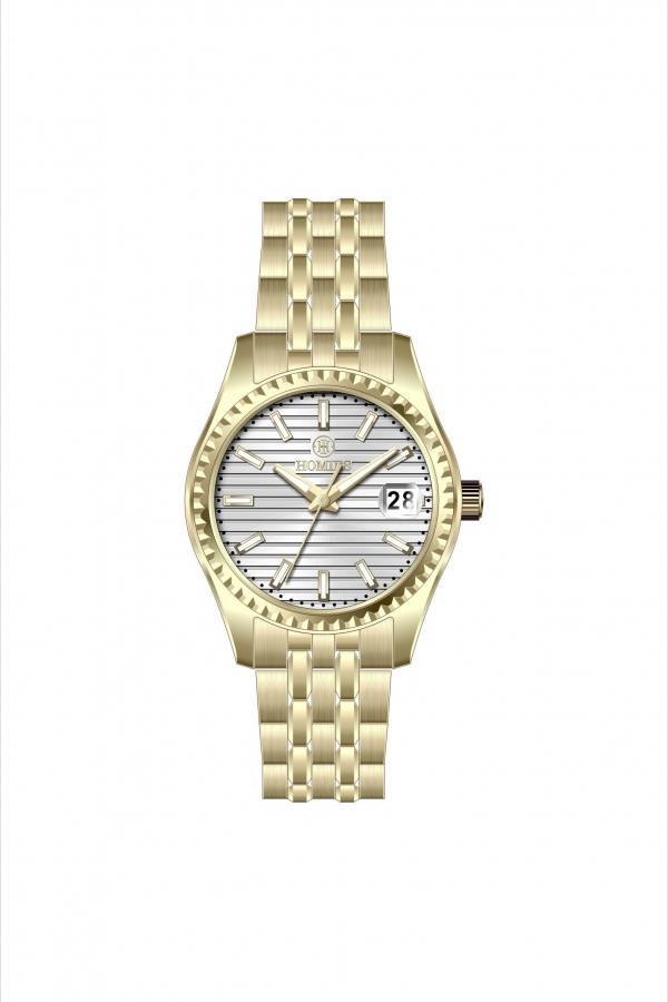 HM27079S01 Çelik Kordonlu Kadın Kol Saati ALTIN