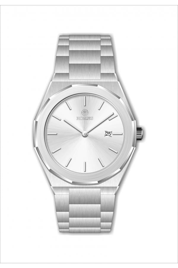 HM27083A01 Çelik Kordonlu Erkek Kol Saati GÜMÜŞ - 3