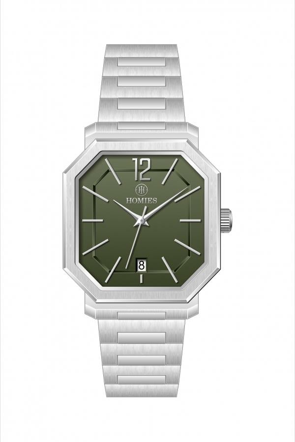 HM27616S01 Çelik Kordonlu Erkek Kol Saati GÜMÜŞ - 5