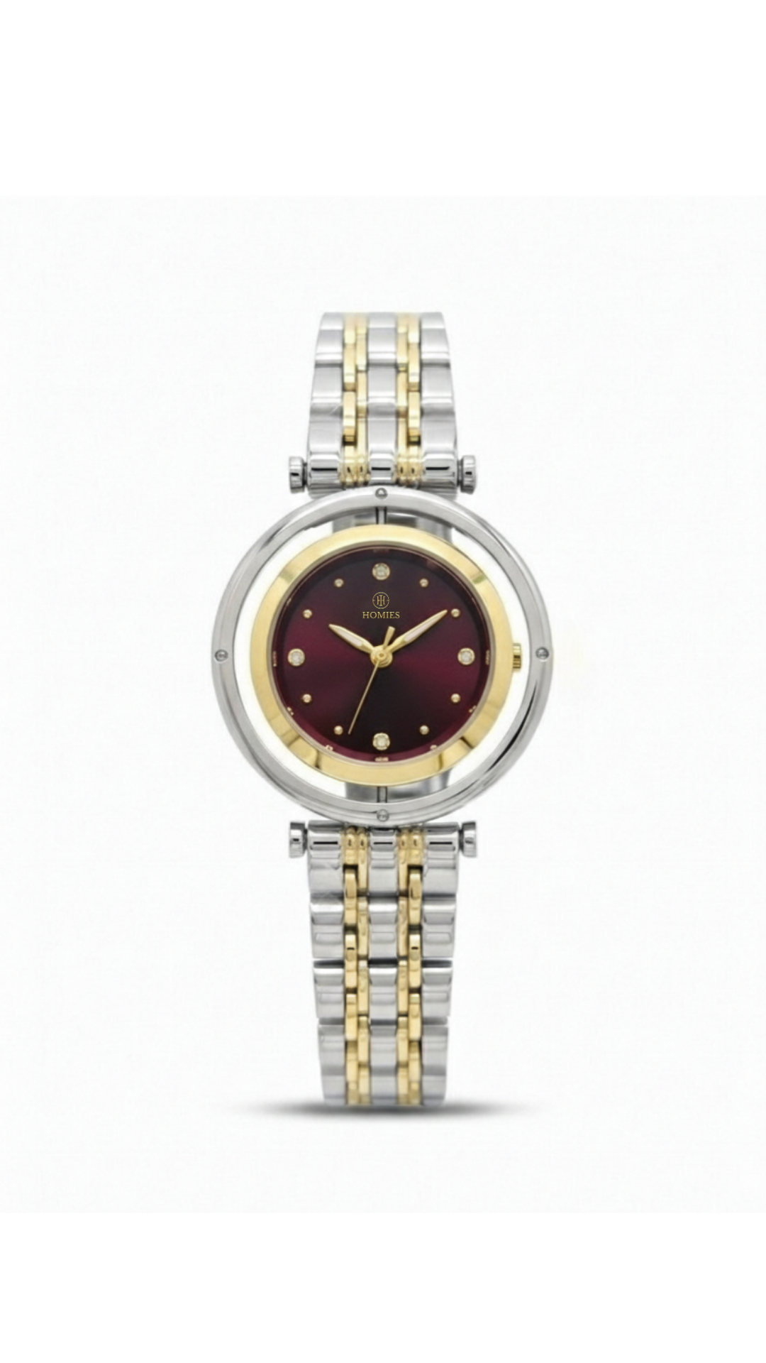 HM28209S01 Çelik Kordonlu Kadın Kol Saati ALTIN - GÜMÜŞ - 3