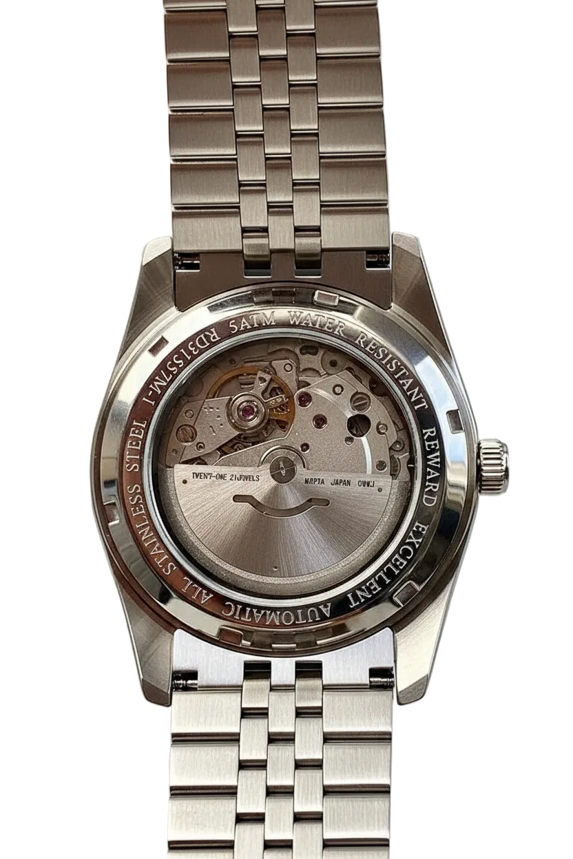 RD31557M Metal Kordonlu Otomatik Erkek Kol Saati