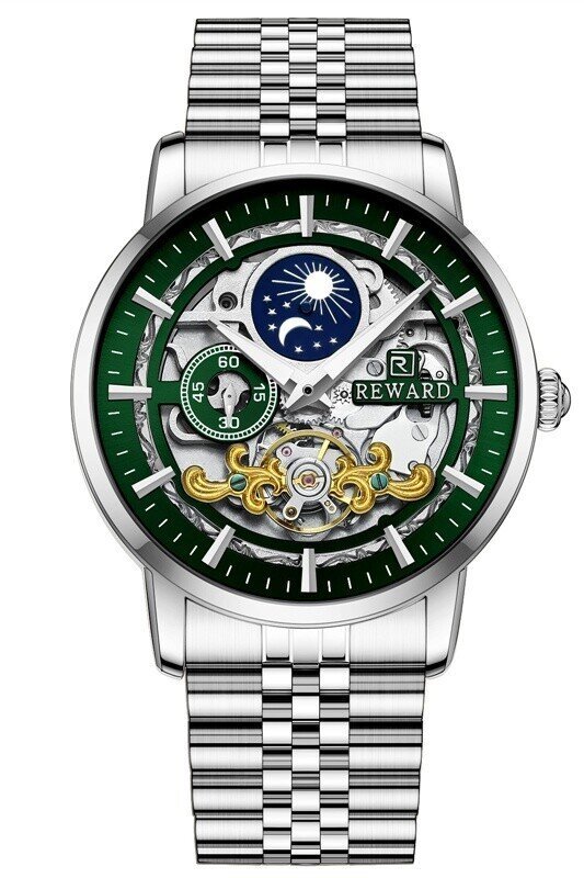 RD31025M Metal Kordonlu Otomatik Erkek Kol Saati