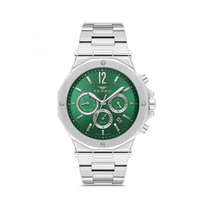 FM43020A Çelik Kordonlu Erkek Kol Saati