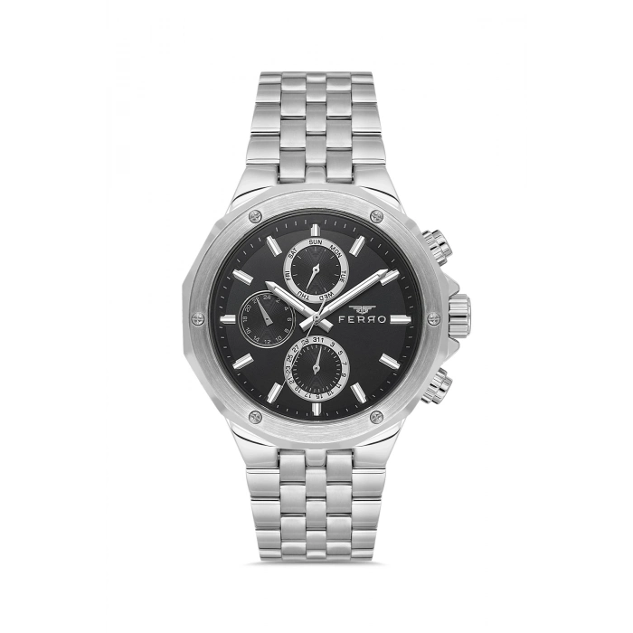 FM11544AWT Çelik Kordonlu Erkek Kol Saati