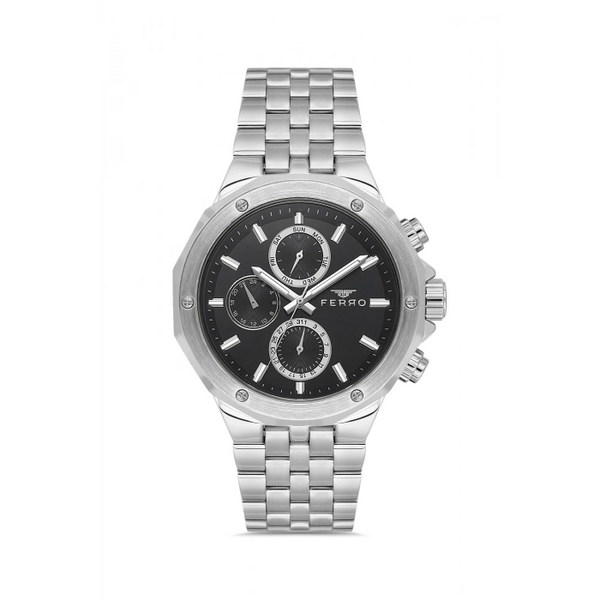 FM11544AWT Çelik Kordonlu Erkek Kol Saati