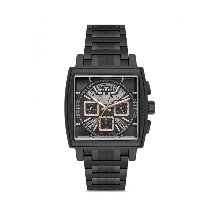 FM11553AWT Çelik Kordonlu Erkek Kol Saati