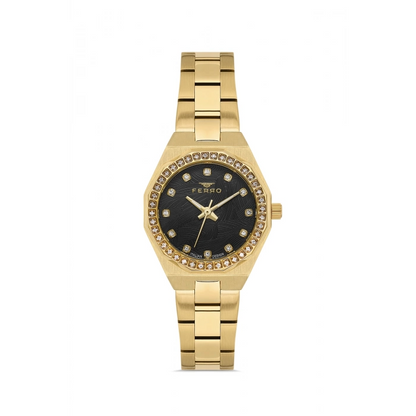 FL43014A Çelik Kordonlu Kadın Kol Saati