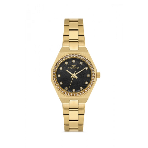 FL43014A Çelik Kordonlu Kadın Kol Saati