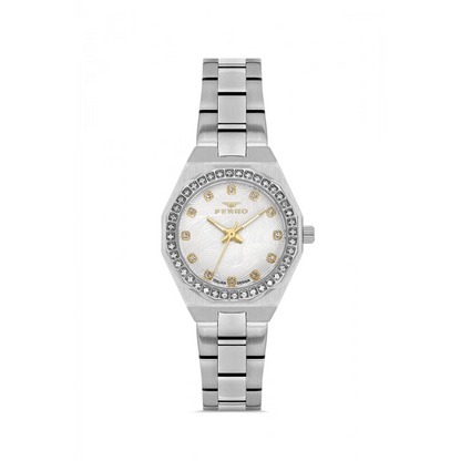 FL43014A Çelik Kordonlu Kadın Kol Saati