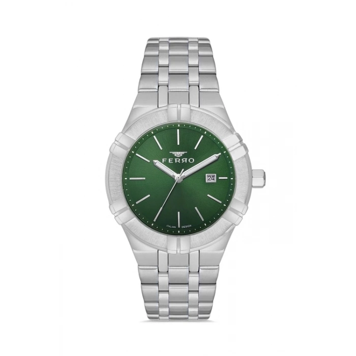 F11484A Çelik Kordonlu Erkek Kol Saati