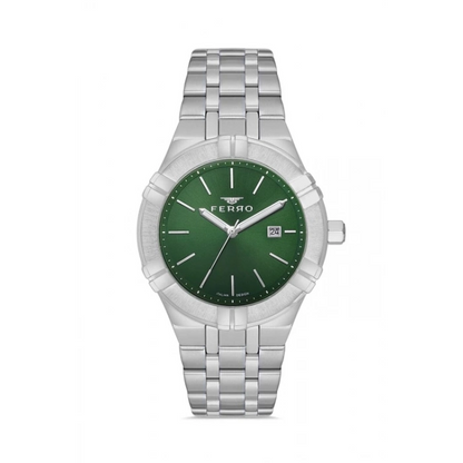 F11484A Çelik Kordonlu Erkek Kol Saati