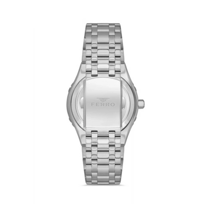 F11484A Çelik Kordonlu Erkek Kol Saati