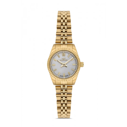 FL21595AWT Çelik Kordonlu Kadın Kol Saati