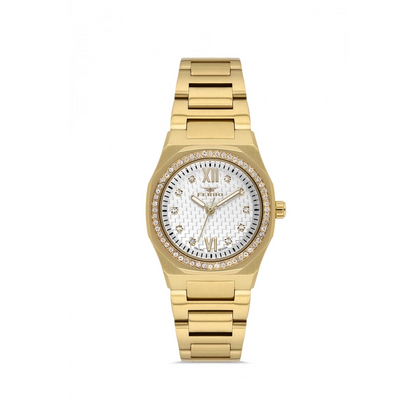 FL21616AWT Çelik Kordonlu Kadın Kol Saati