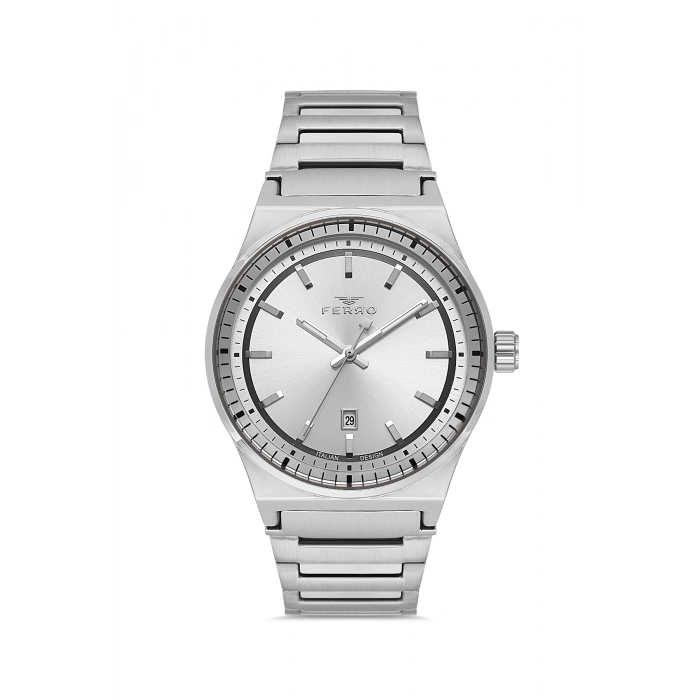 F11592AWT Çelik Kordonlu Erkek Kol Saati