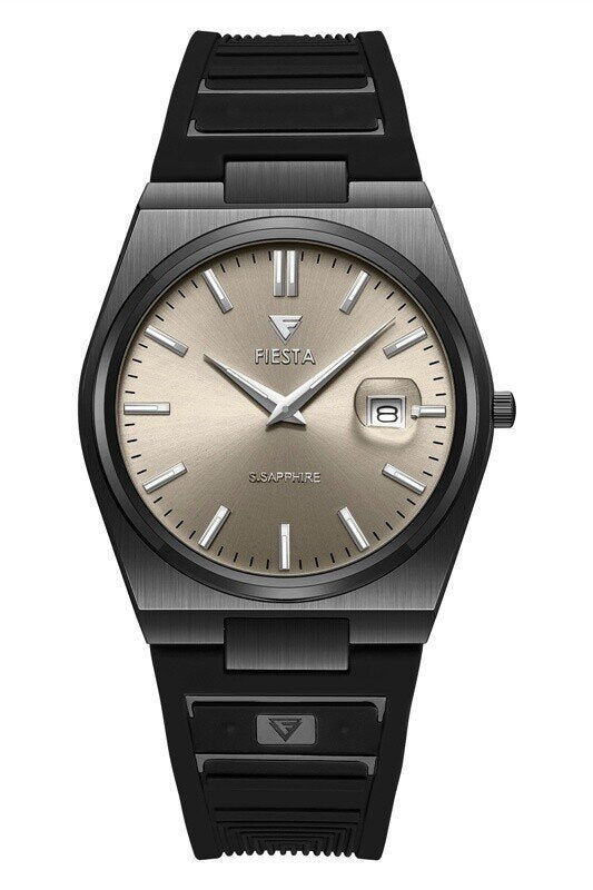 F24071MZ Silikon Kordonlu Erkek Kol Saati