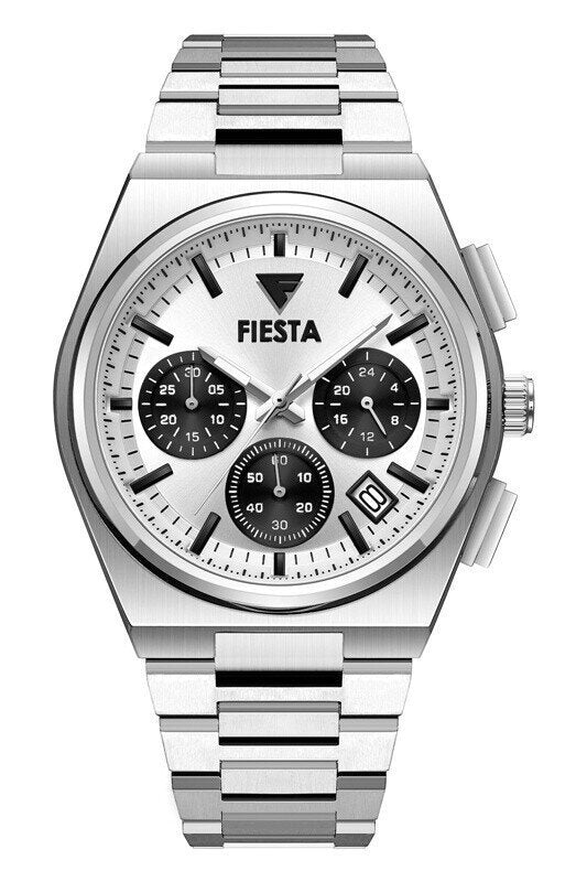 F24075M Metal Kordonlu Erkek Kol Saati