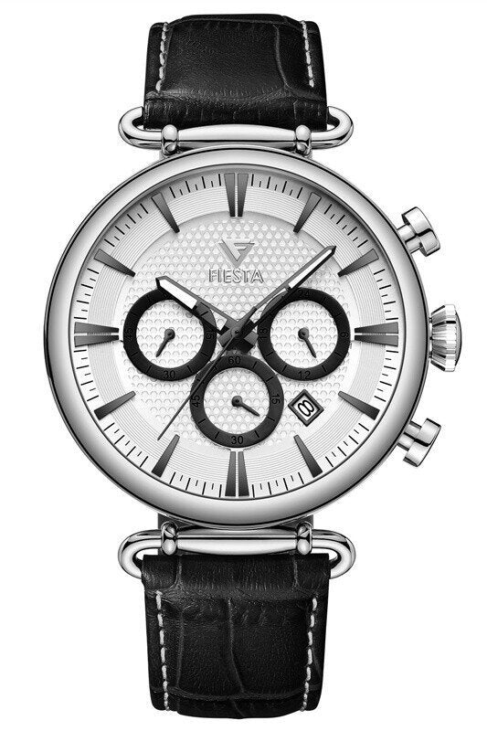 F24078M Deri Kordonlu Erkek Kol Saati