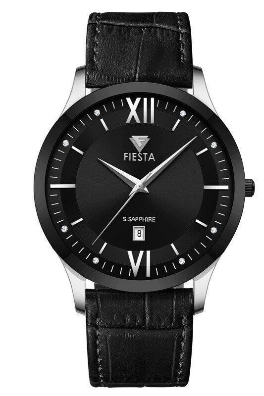 F24088M Deri Kordonlu Erkek Kol Saati