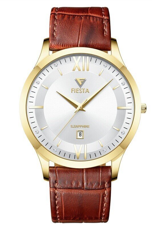 F24088M Deri Kordonlu Erkek Kol Saati