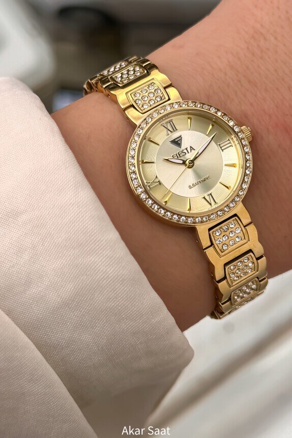 F24098L Metal Kordonlu Kadın Kol Saati