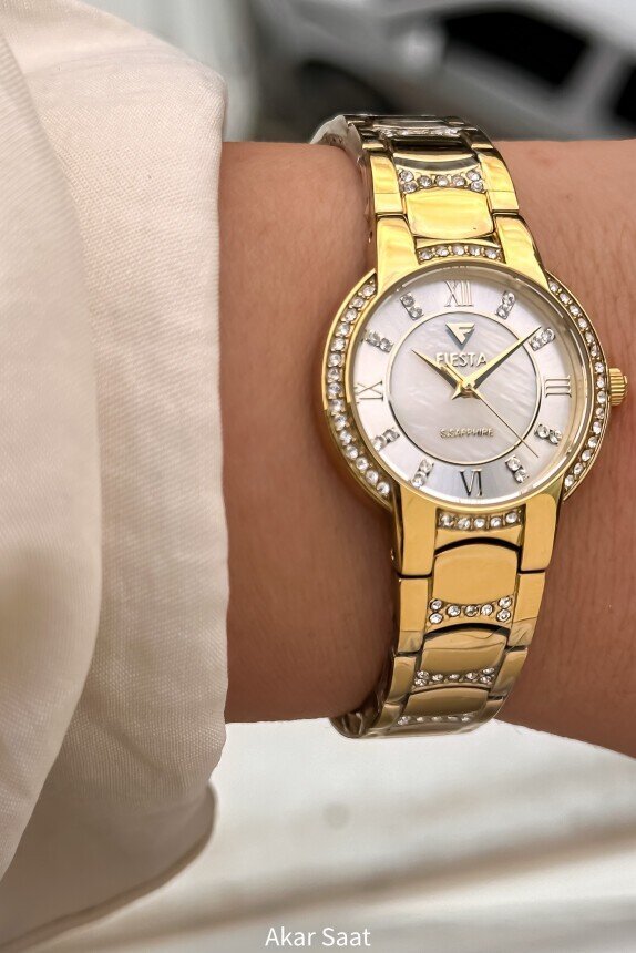 F24099L Metal Kordonlu Kadın Kol Saati