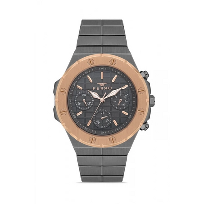 FM43002A Çelik Kordonlu Erkek Kol Saati