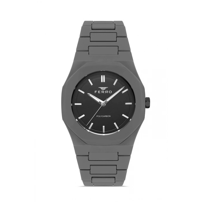 F11400D Silikon Kordonlu Erkek Kol Saati