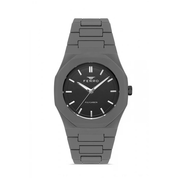 F11400D Silikon Kordonlu Erkek Kol Saati