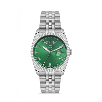 F11130AWT Çelik Kordonlu Erkek Kol Saati