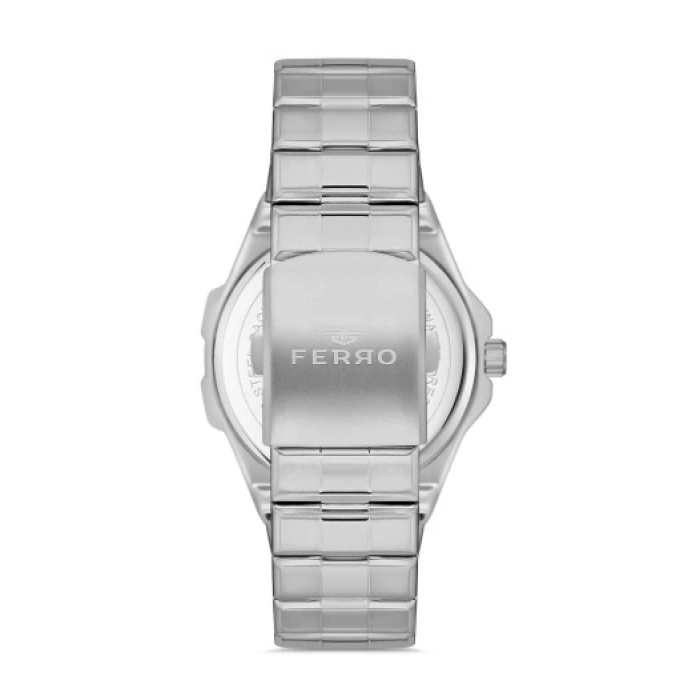 F11357A Çelik Kordonlu Erkek Kol Saati