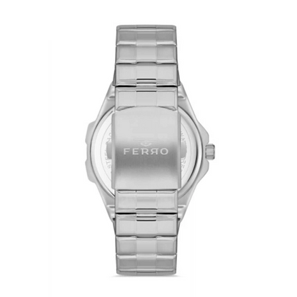 F11357A Çelik Kordonlu Erkek Kol Saati