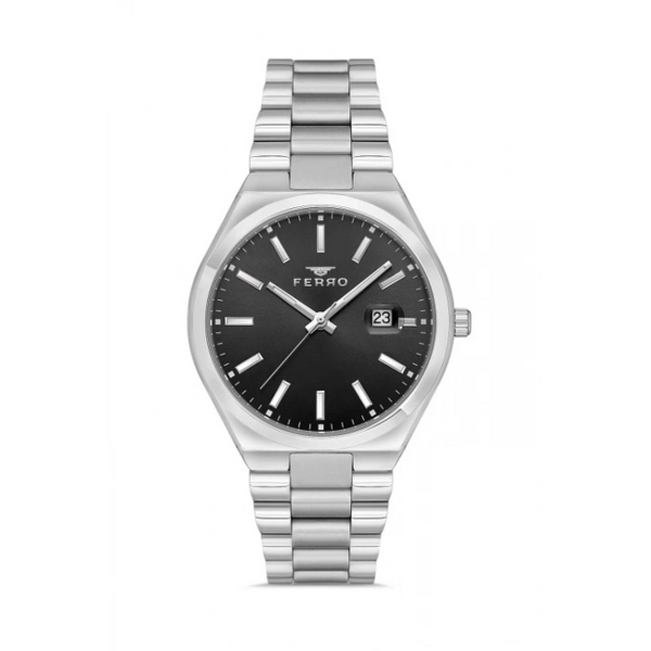 F11386A Çelik Kordonlu Erkek Kol Saati