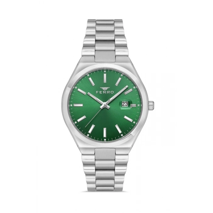 F11386A Çelik Kordonlu Erkek Kol Saati