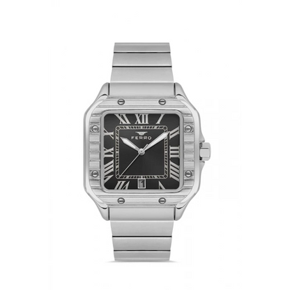 F11448A Çelik Kordonlu Erkek Kol Saati