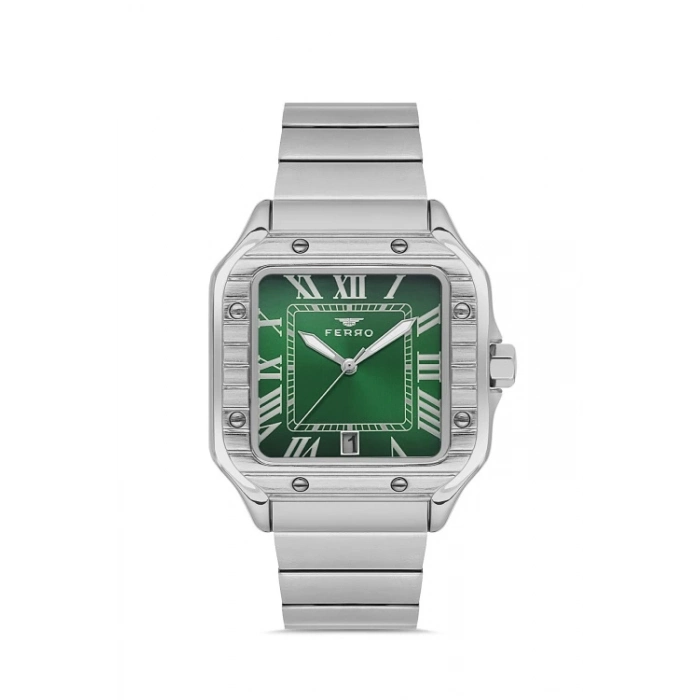 F11448A Çelik Kordonlu Erkek Kol Saati