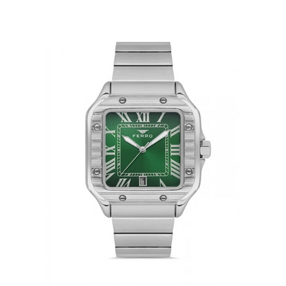 F11448A Çelik Kordonlu Erkek Kol Saati